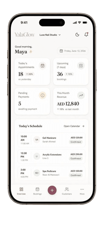 The Ziinalink booking page